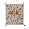 Bloomingville Tagesdecke Braun mit Vu00f6geln