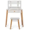 by ASTRUP Schminktisch mit Spiegel und Hocker