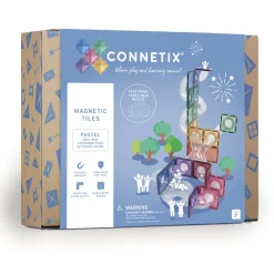 Connetix Magnetbausteine Pastel Ball Run Expansion Pack 80-teilig