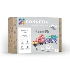 Connetix Magnetbausteine Pastel Transport Pack 50-teilig
