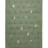 Dear April Meri Bestickte Spielmatte Sailboats