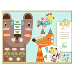 Djeco Basteln 3-6 3 riesige Tiere