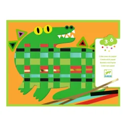 Djeco Basteln 3-6: Flechtpapier