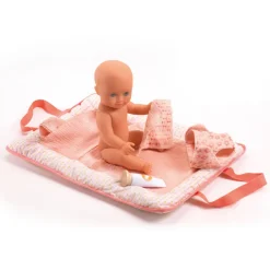 Djeco Puppen-Wickeltasche Pink Peak