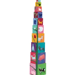 Djeco Stapelturm Tiere & Natur