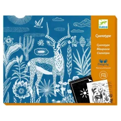 Djeco Workshop Blaudruck: Savanne bei Nacht