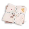 Done by Deer Mullwindel Wrap Lalee Rosa 2er-Set