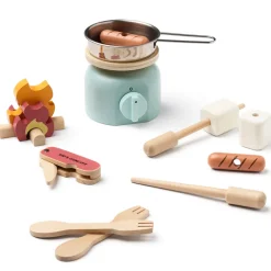 Kids Concept Campingkocher mit Zubehu00f6r Kid's Hub