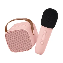 Lalarma Lautsprecher mit kabellosem Mikrofon Rose