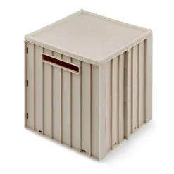LIEWOOD Aufbewahrungsbox mit Deckel Elijah Sandy
