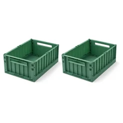 LIEWOOD Aufbewahrungsbox Weston M Dusty ivy 2er-Set