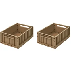 LIEWOOD Aufbewahrungsbox Weston M Oat 2er-Set
