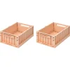 LIEWOOD Aufbewahrungsbox Weston M Tuscany rose 2er-Set