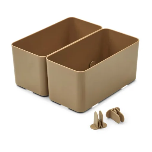 LIEWOOD Aufbewahrungssystem Jamal L Oat 2er-Set