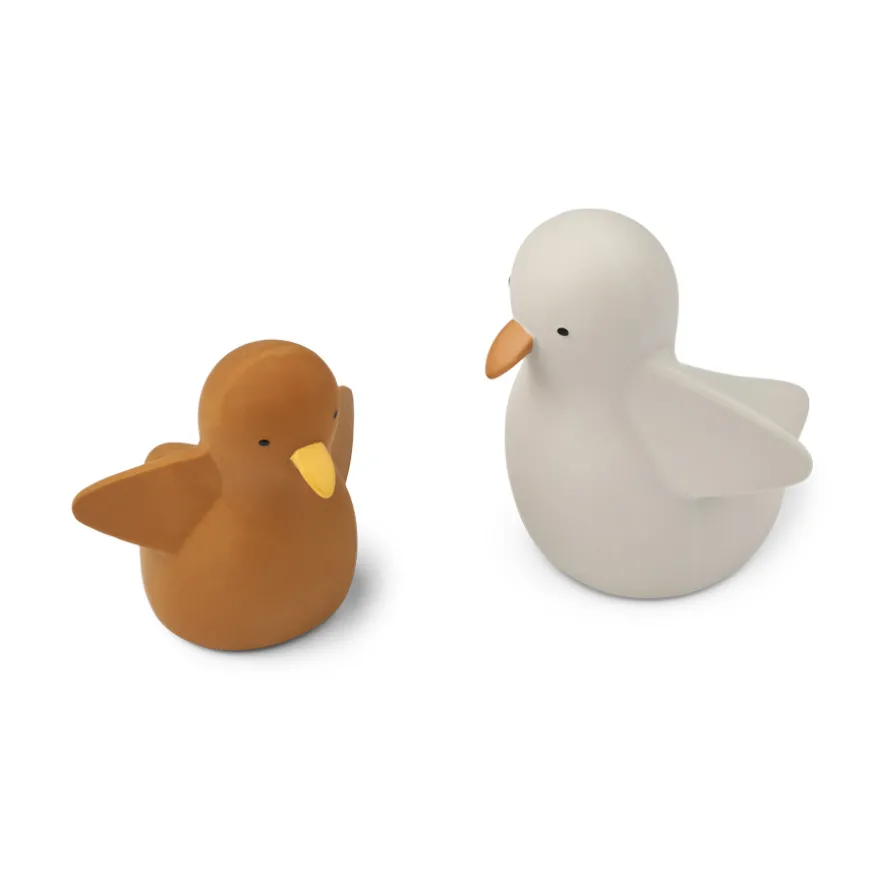 LIEWOOD Badewannen-Spielzeug Loma Mustard mix 2er-Set