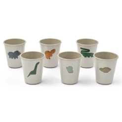 LIEWOOD Becher Lana Dinosaurs / Mist 6er-Set