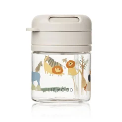 LIEWOOD Becher mit Trinkhalm Pavia 280ml All together / Sandy