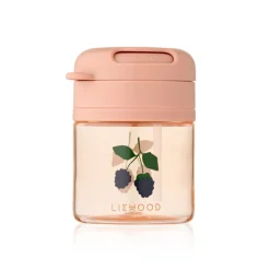 LIEWOOD Becher mit Trinkhalm Pavia 280ml Berry / Pale Tuscany
