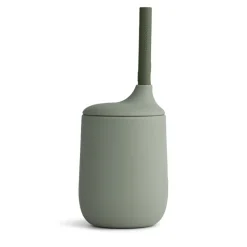 LIEWOOD Becher mit Trinkhalm Ellis Faune Green/Hunter Green Mix inkl. Trinkhalm