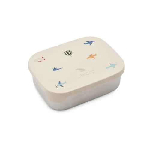 LIEWOOD Brotdose Lunchbox Arthur Aviator / Ecru