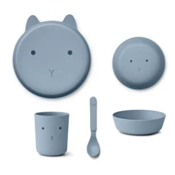 LIEWOOD Geschirr-Set Brody Junior Rabbit Stormy Blue