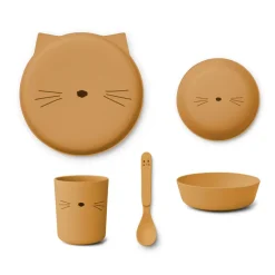 LIEWOOD Geschirr-Set Brody Junior Cat Golden Caramel
