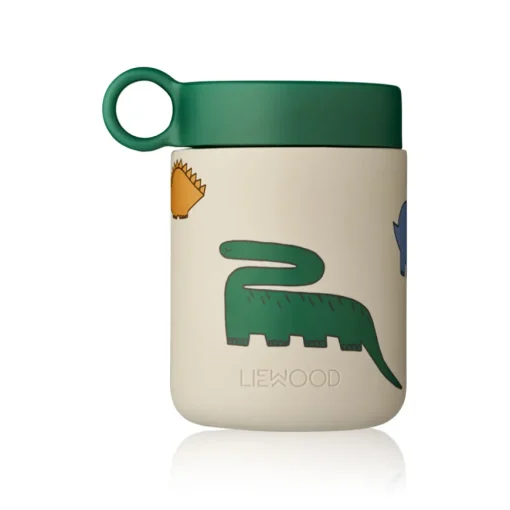 LIEWOOD Isoliergefu00e4u00df Kian Dinosaurs / Mist