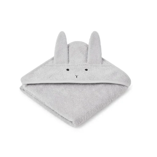 LIEWOOD Kapuzenhandtuch Albert Rabbit Dumbo Grey