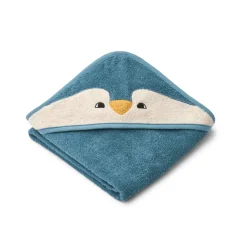LIEWOOD Kapuzenhandtuch Albert Penguin Oceanview mix