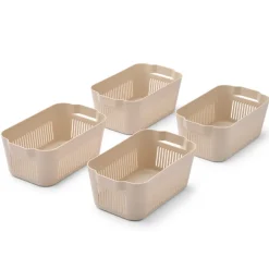 LIEWOOD Korb Makeeva Mini Sandy 4er-Set