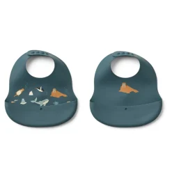 LIEWOOD Lu00e4tzchen Ember Arctic Sea / Ocean view 2er-Set