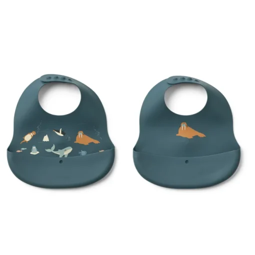 LIEWOOD Lu00e4tzchen Ember Arctic Sea / Ocean view 2er-Set