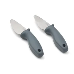 LIEWOOD Messer Perry Whale blue 2er-Set