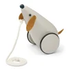 LIEWOOD Nachziehtier Ash dog toy Sandy/golden caramel mix