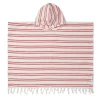 LIEWOOD Poncho Roomie Stripe: Creme de la creme/Apple red