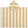 LIEWOOD Poncho Roomie Stripe White / Yellow mellow