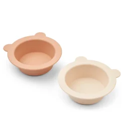 LIEWOOD Schu00fcssel mit Saugnapf Peony Tuscany rose / Apple blossom 2er-Set