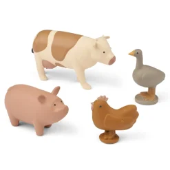 LIEWOOD Spielzeugtiere Hallie Farm Golden caramel multi mix 4er-Set