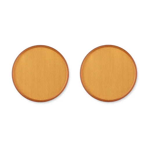 LIEWOOD Teller Johs Yellow mellow 2er-Set
