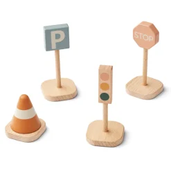LIEWOOD Verkehrsschilder Village Mustard multi mix 4-teilig
