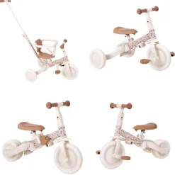 Little Dutch Dreirad mit Griff Sunny Flower 4 in 1