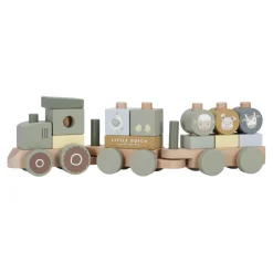 Little Dutch Eisenbahn mit Steck-Formen Traktor Little Farm