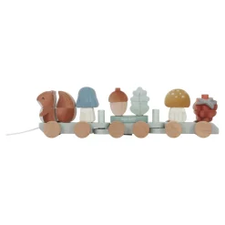 Little Dutch Eisenbahn mit Steck-Formen Eichhu00f6rnchen Forest Friends