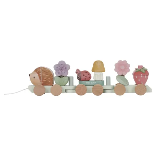 Little Dutch Eisenbahn mit Steck-Formen Igel Fairy Garden
