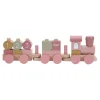 Little Dutch Holz-Eisenbahn mit Steckformen Wild Flowers