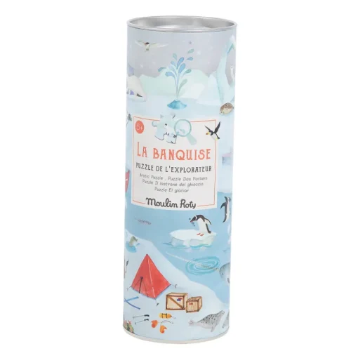 Moulin Roty Puzzle des Entdeckers - das Packeis 96-teilig