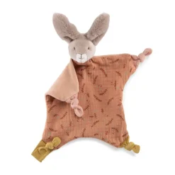 Moulin Roty Schmusetuch Trois Lapins Kaninchen rot
