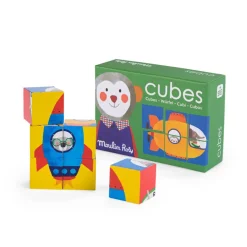 Moulin Roty Wu00fcrfel-Puzzle Popipop