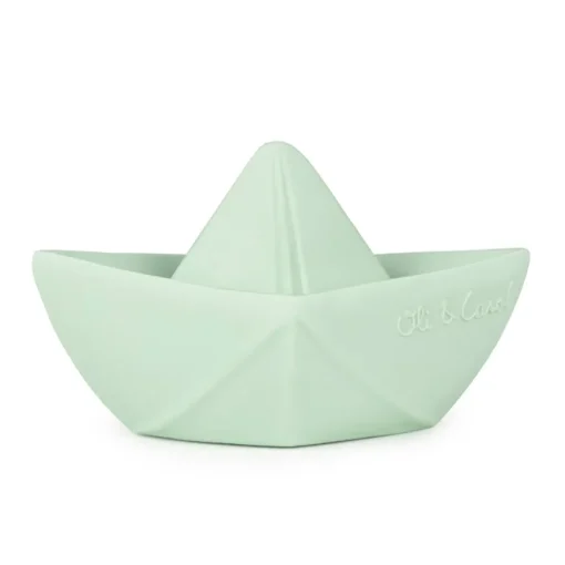 Oli & Carol Badespielzeug Origami Boot Mint