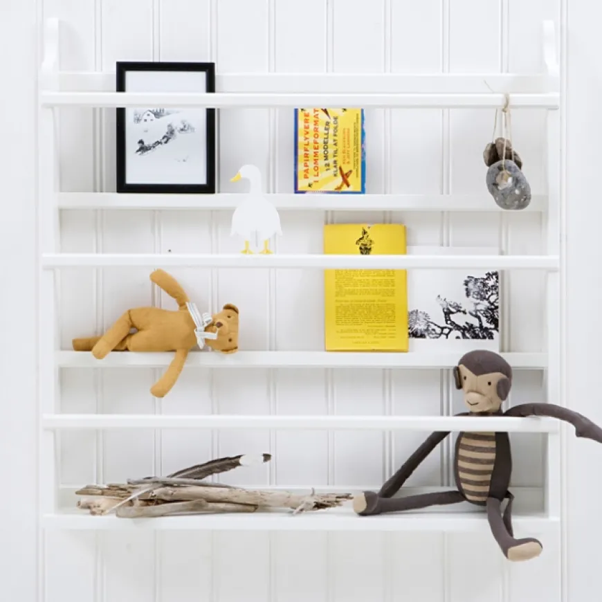 Oliver Furniture Tellerregal & Bu00fccherregal Weiu00df